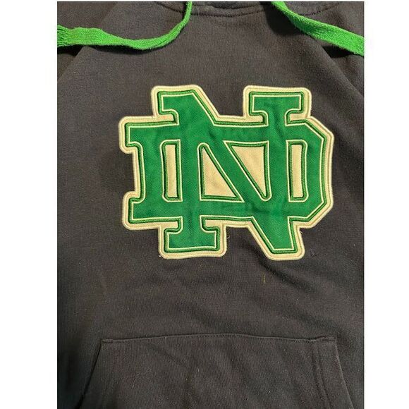 Vintage Notre Dame Embroidered Hoodie/Sweatshirt!‎ - Picture 3 of 4